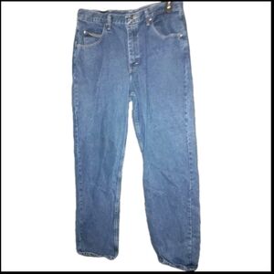 Wrangler Men's Jeans 36x34 Relaxed Fit Pre-owned 5-Pockets 100% Cotton 9760WDR